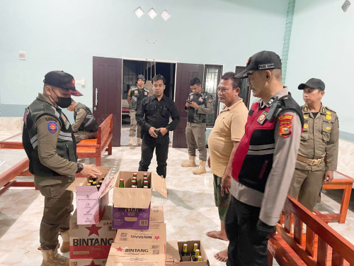 Kedai Remang-remang di Bangkinang Dirazia, Satpol PP Kampar Sita Miras