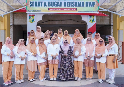 Dharma Wanita Kampar Canangkan Program Sehat dan Bugar