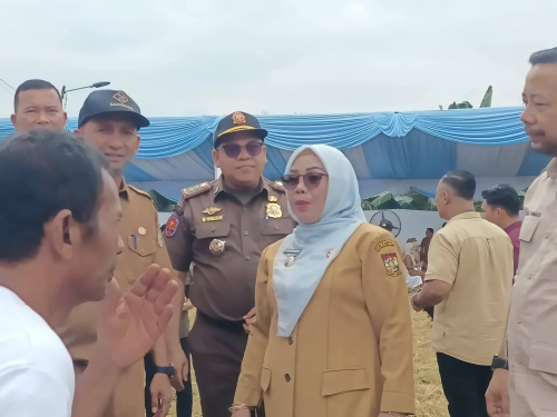 Plt Kasatpol PP Kampar Zulfikar Hadiri Pelantikan DPD HKTI Riau di Desa Binuang