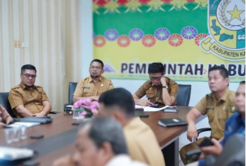 Diwakili Asisten II, Bupati Kampar Hadiri Rakor Inflasi Bersama Mendagri