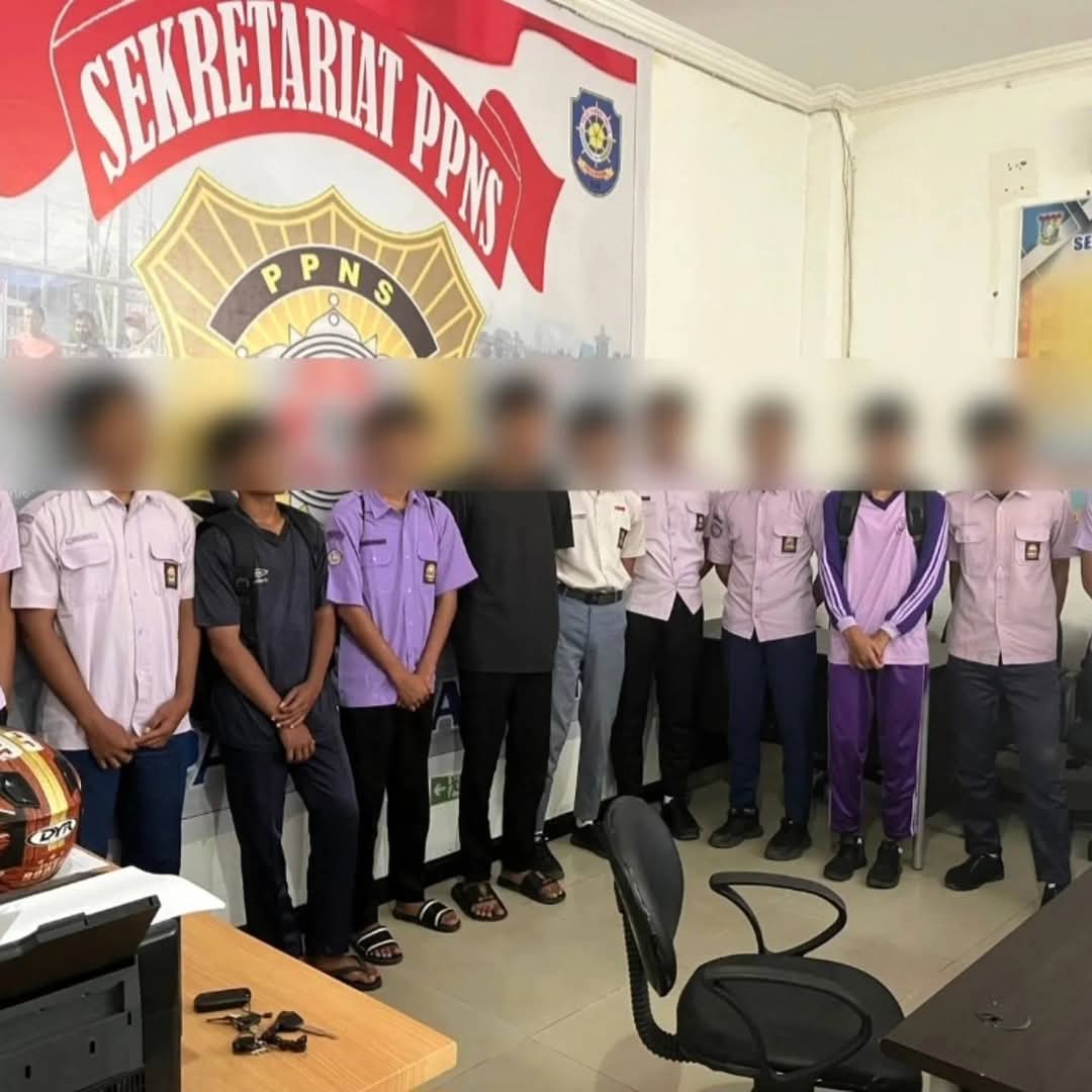 Satpol-PP Kampar Beri Pembinaan Terhadap Puluhan Remaja yang Keluyuran Pada Jam Sekolah