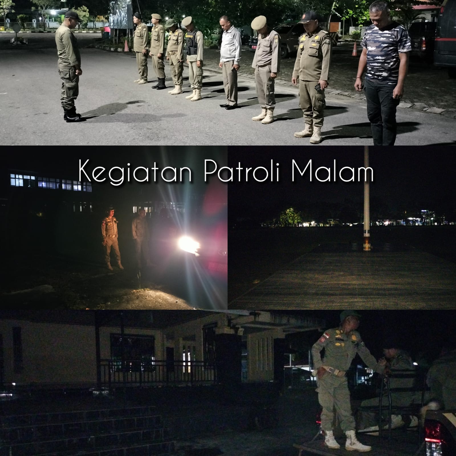 Patroli Minggu Malam, Satpol-PP Kampar Targetkan Pelanggar Peraturan Daerah