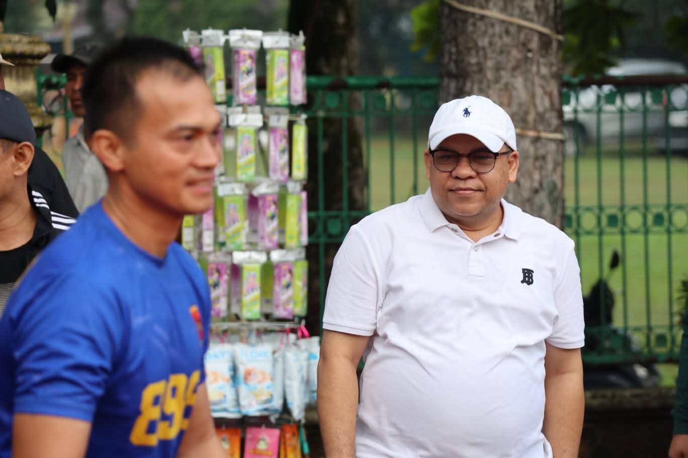 Plt Kasatpol PP Kampar Turun Langsung di Fun Run 5K HUT ke-76 Kampar