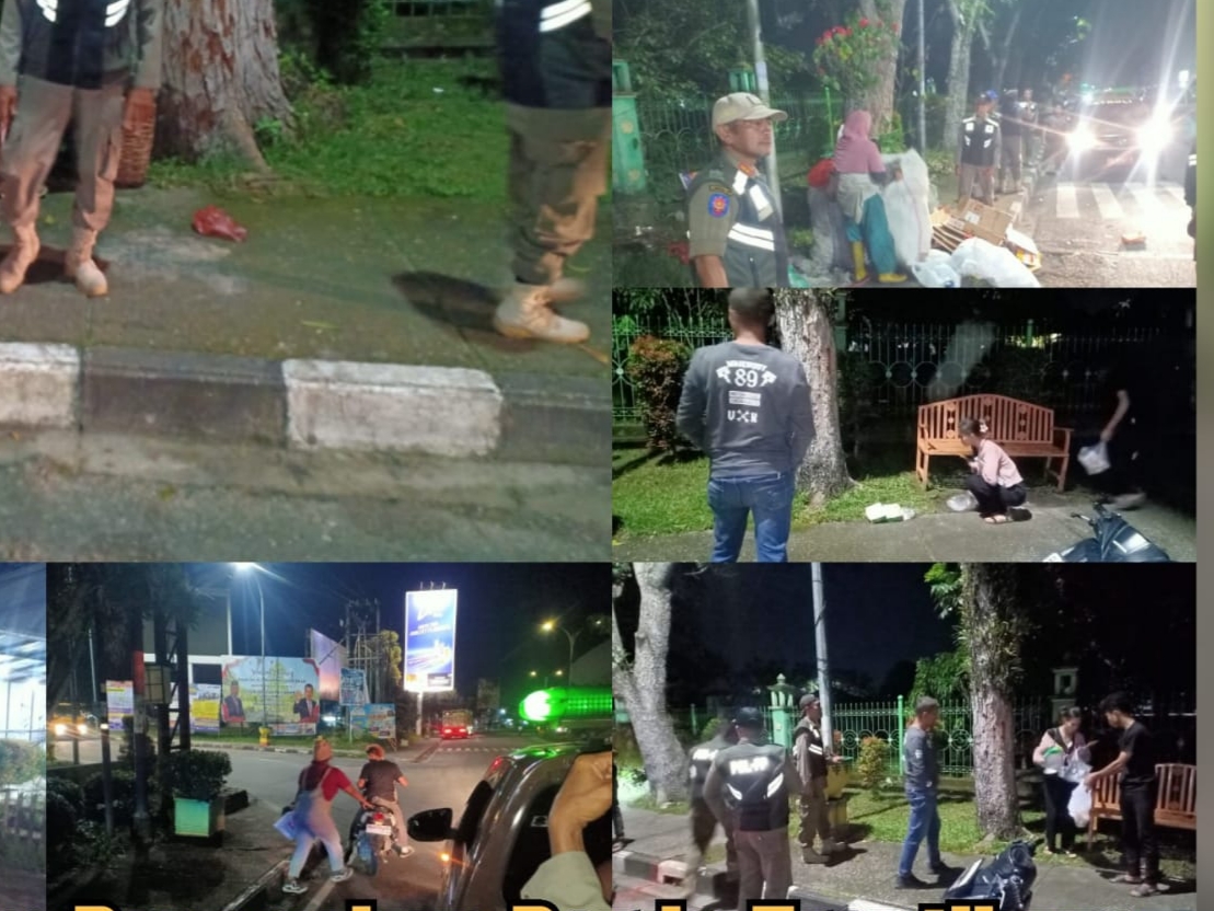 Penegakan Perda, Patroli Malam Satpol PP Kampar Berlangsung Kondusif