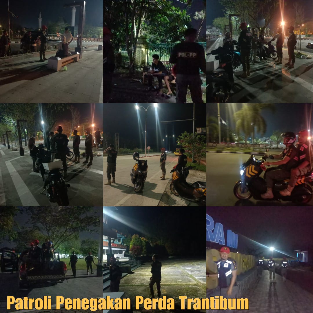 Satpol PP Kampar Gelar Patroli Malam, Edukasi Remaja di Sejumlah Titik Rawan