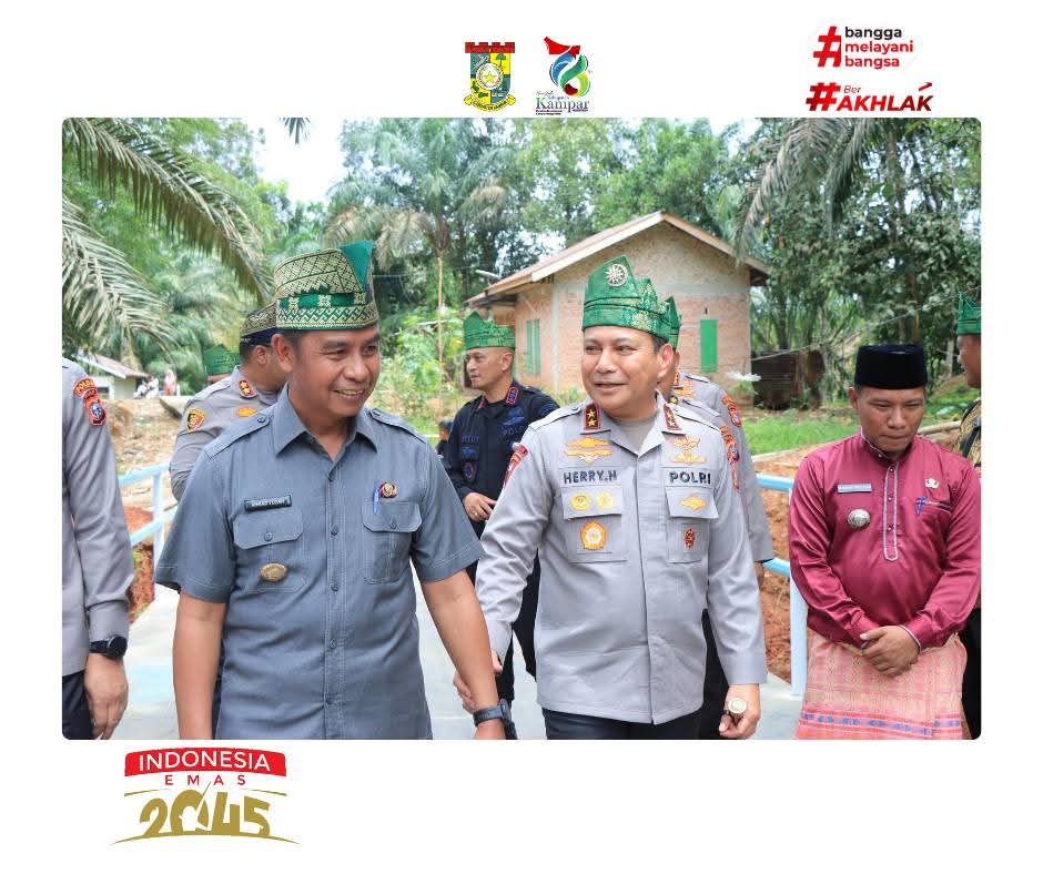 Bupati Kampar Tegaskan Pembangunan Jembatan Presisi untuk Kesejahteraan Warga