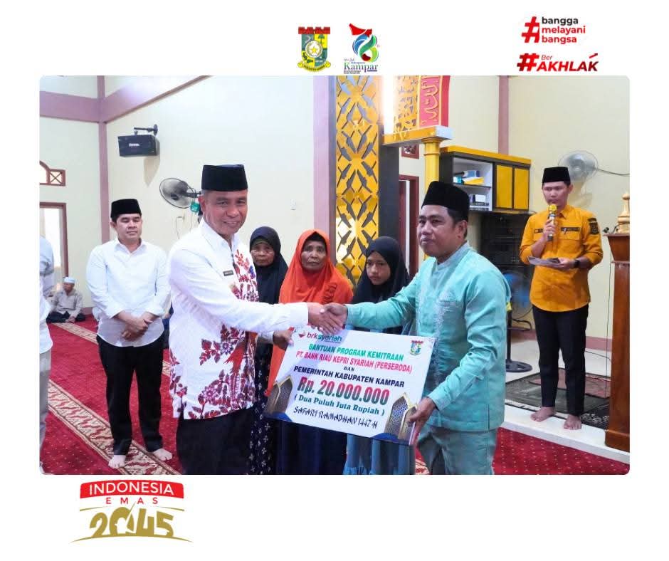 Bupati Kampar Turun Langsung ke Tanjung Belit, Tinjau Infrastruktur Saat Safari Ramadhan