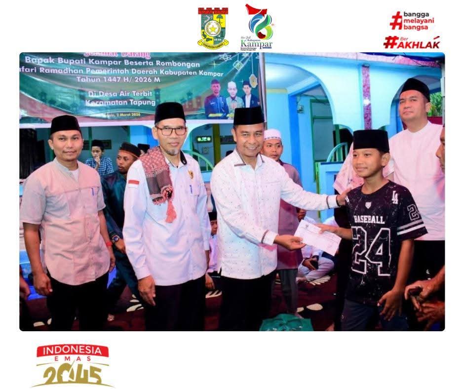 Safari Ramadhan, Bupati Kampar Ahmad Yuzar Tegaskan Komitmen Serap Aspirasi Warga