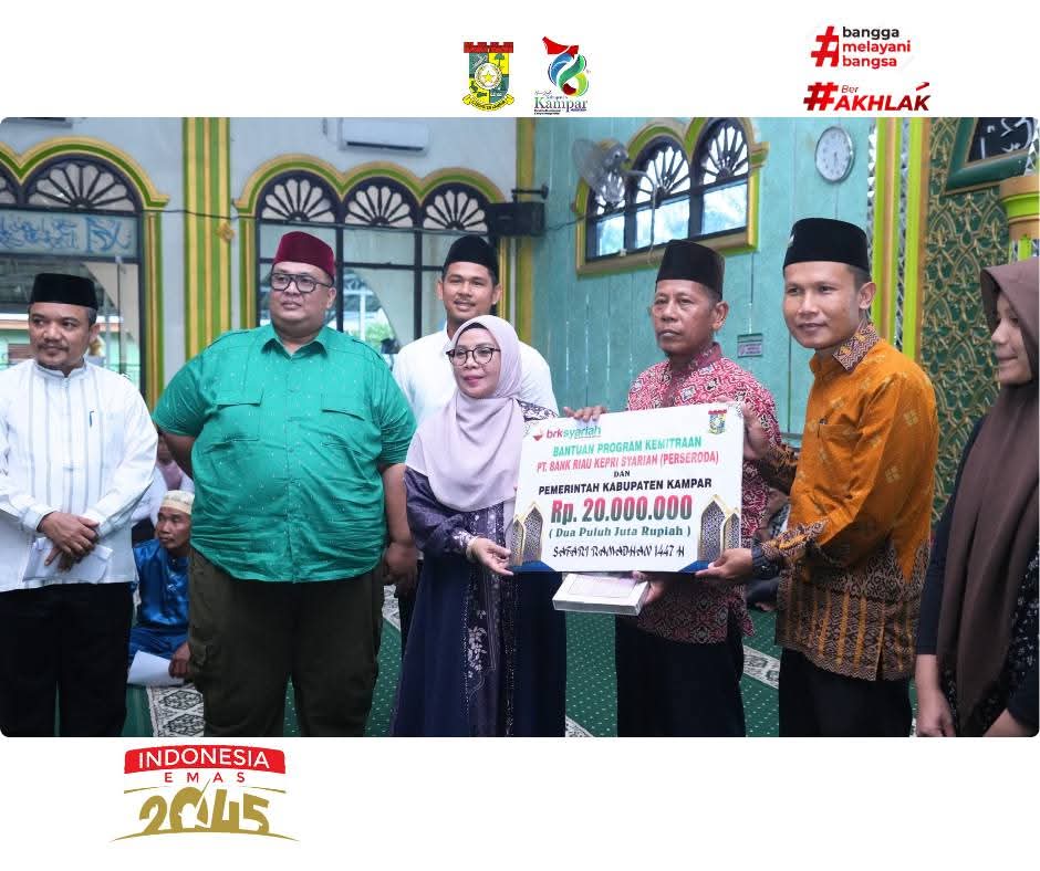 Wabup Kampar Misharti Pererat Silaturahmi dengan Warga Kampung Pinang Lewat Safari Ramadhan