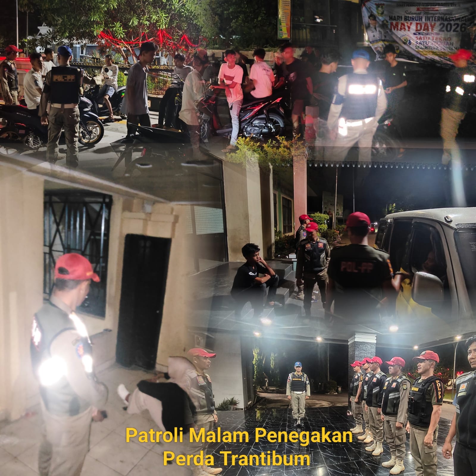 Patroli Malam Satpol PP Kampar, Edukasi Remaja Jadi Prioritas