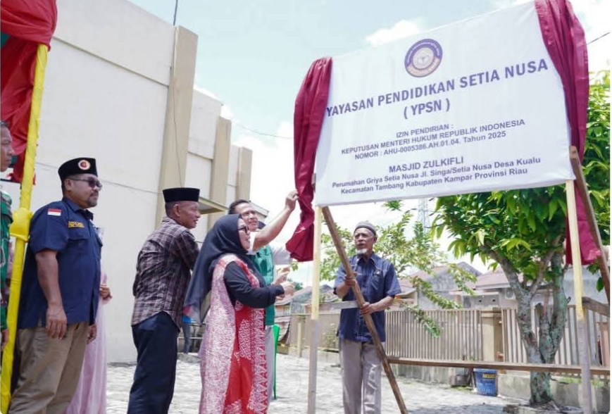 Pemerintah Kampar Dukung Pendidikan Keagamaan, MDTA Mulai Dibangun di Perum Setia Nusa